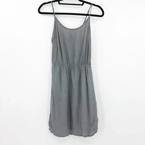 Old navy Women's Black And White Argyle Sleeveless Blouson Dress Size S